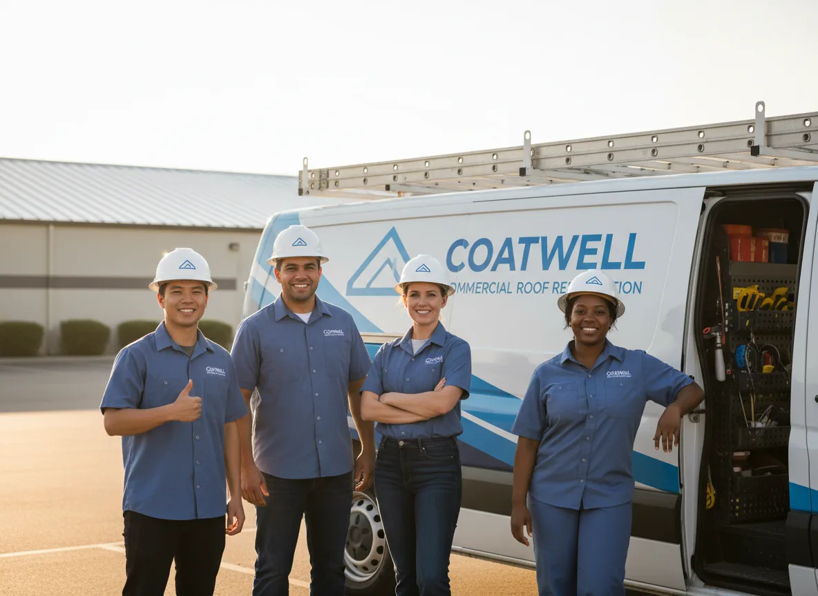 Commercial roof coating company in Keyes, OK